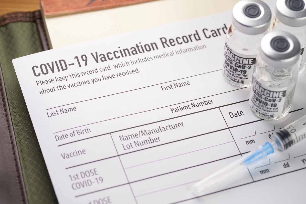 COVID 19 Vaccine Card